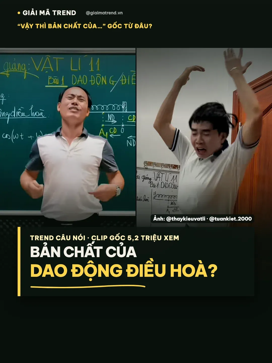 Ảnh bìa: Bản chất của dao động điều hoà