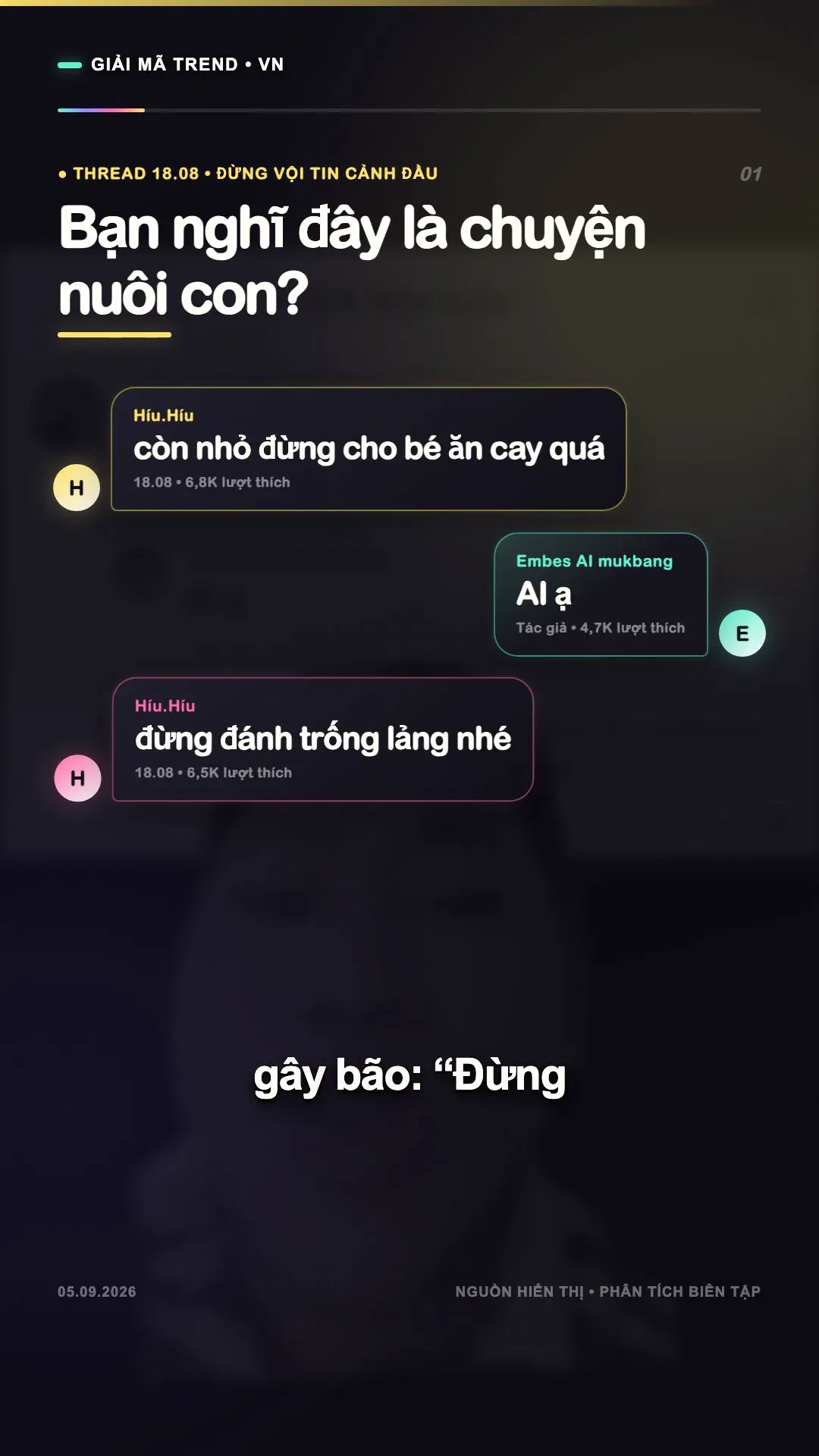 Ảnh bìa: Còn nhỏ đừng cho bé ăn cay quá